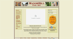 Desktop Screenshot of manorhillfineart.com